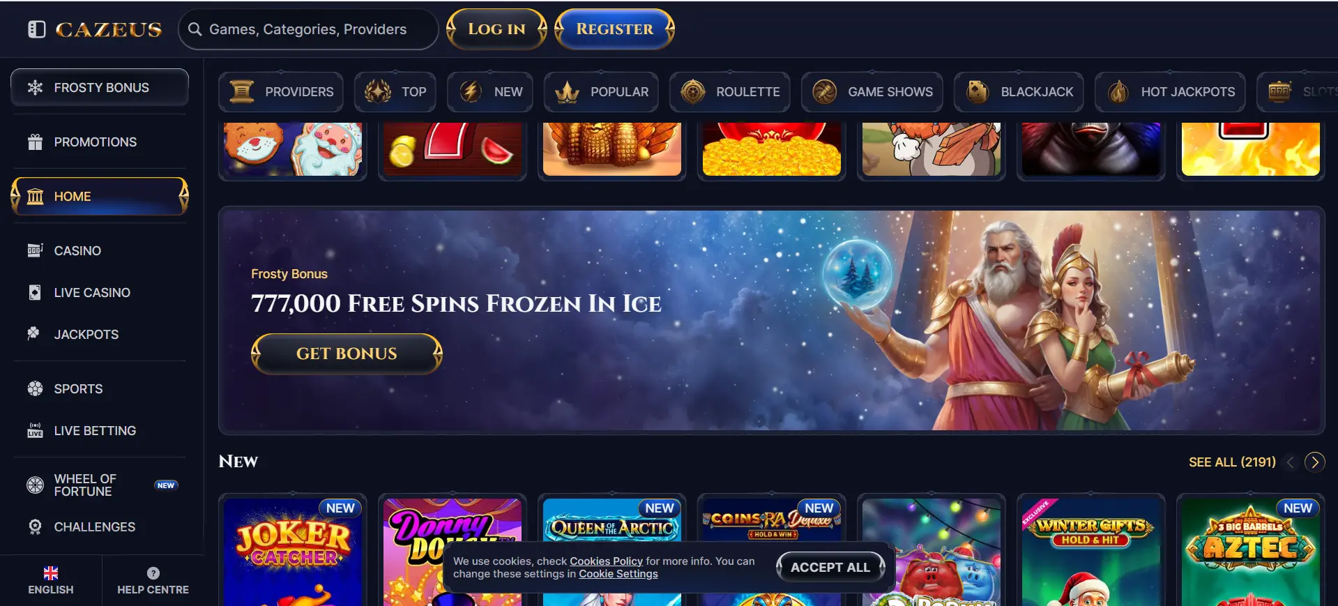 Cazeus Casino समीक्षा